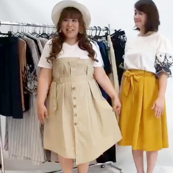 【着痩せインスタライブ動画】インスタライブ始めました！7/1新着　若見えするトレンチワンピと旅行におすすめのセクシーワンピースLL-5L
