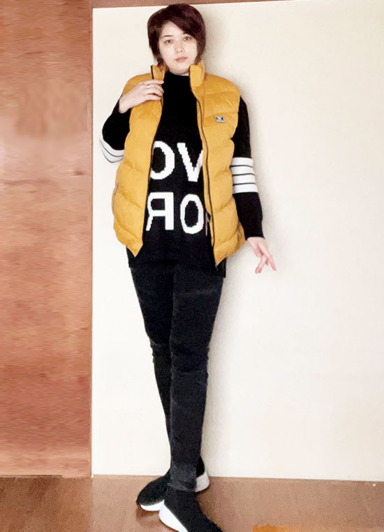 【読モ・コーディネート】冬のマストブラックはカラー＆質感で魅せる☆LL-5L