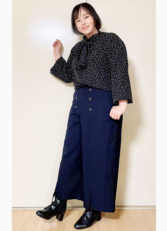 定番なのにウキウキさせてくれる⁈大人コーデに遊び心をプラスしてくれる〇〇柄☆LL-5L
