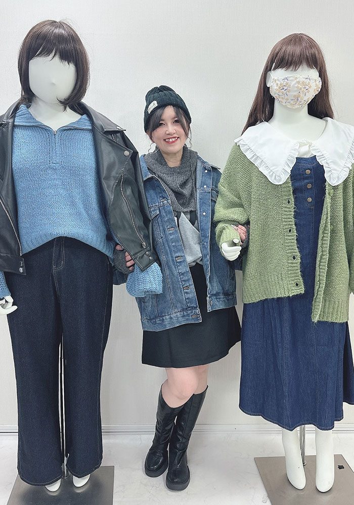 LLコンビが選ぶ冬のデニムコーデ♡LL-5L