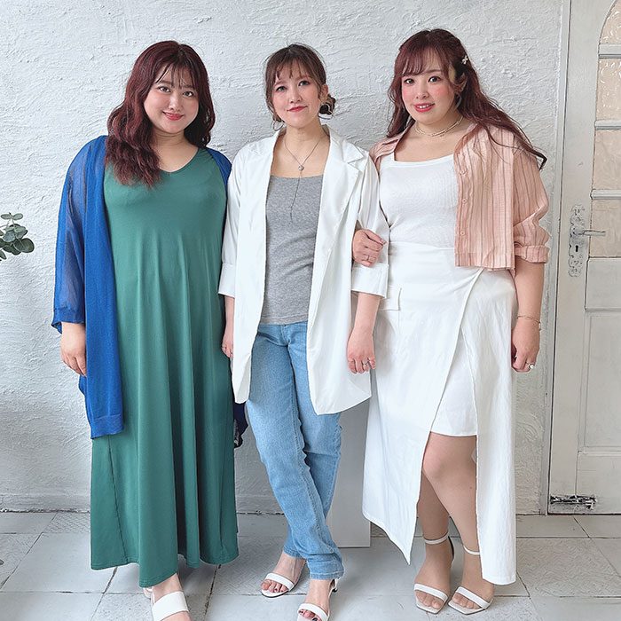 高機能アイテムを取り入れた夏のお出かけコーデ♡S-6L