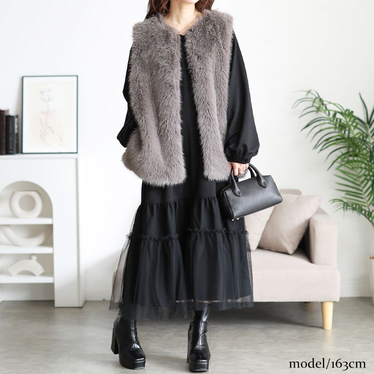 マタギに見えない！見させない！ファーベスト（ジレ）を着こなすお洒落コーデ☆LL-5L