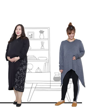 マタニティウェア・妊婦服のおうち時間
