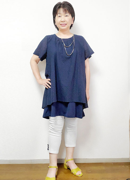 大きいサイズ レディース バックシャンレースチュニック mncut