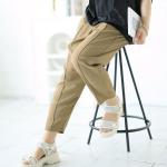 希少】kolor 19aw 金ジップ テーパードパンツ ベージュ サイズ2