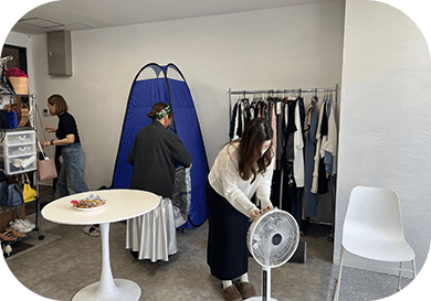 試着＆ランチ会レポート