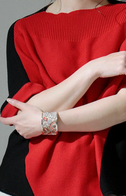 日本製アイテムのモデル画像(正面)