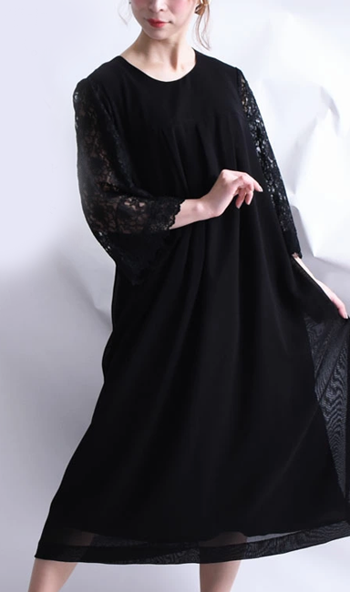 日本製アイテムのモデル画像(正面アップ)