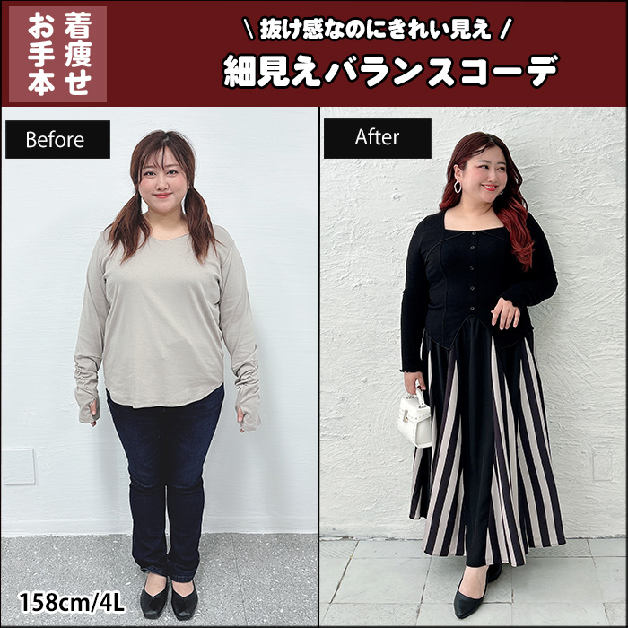 【抜け感なのにきれい見え！細見えバランスコーデ】1月29日更新