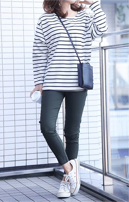 大きいサイズ レディース ストレッチツイルスキニーパンツ