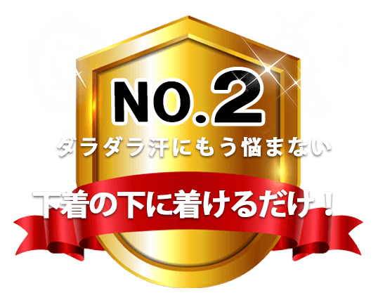 胸汗・わき汗Wキャッチ機能汗取リッチ